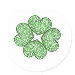 Shamrock Swirls stickers