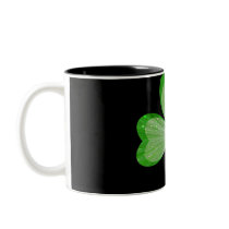 Shamrock two tone mug black