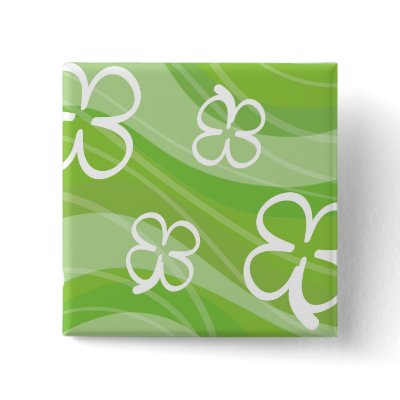 Shamrock Waves 2 Button by fantasian_angel