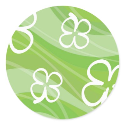 Shamrock Waves 2 Sticker by fantasian_angel