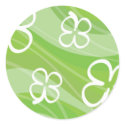 Shamrock Waves 2 stickers
