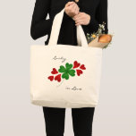 Shamrock with hearts, Lucky in Love bags