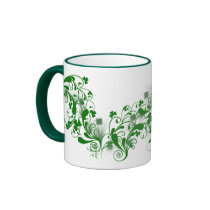 Shamrocks and Florals Mug