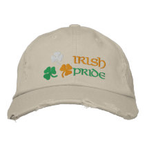 Shamrocks Irish Pride Embroidered Hat