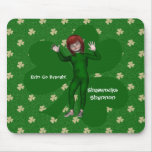 Shamrocks Shannon Irish Elf Mousepad