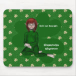 Shamrocks Shannon Irish Elf Mousepad