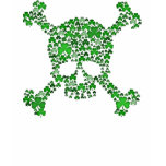 Shamrocks Skull and Crossbones t-shirts