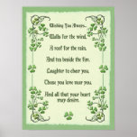 Shamrocks Wishing You Always... posters
