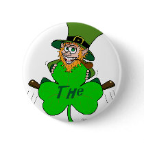 Shamus the Leprechaun Buttons