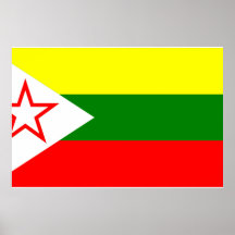 Shan State National Army, Myanmar Print