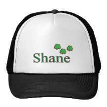 Shane Mens Name Hats