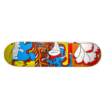 Shape Vermelho Orgânico Skate