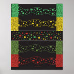shape waves (black) [Converted] posters