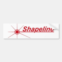 Shapeline Car sticker Bumper Sticker