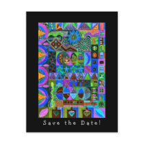 Shapes Mosaic  Save  the  Date!