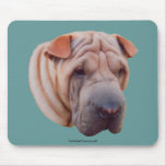 Shar Pei Face Animal Dog Photo Mousepad