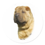Shar Pei stickers