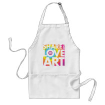 SHARE THE LOVE OF ART APRONS