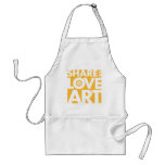 SHARE THE LOVE OF ART aprons