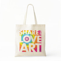 SHARE THE LOVE OF ART TOTE BAGS