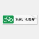 Share The Road with Bicycles Bumper Stickers