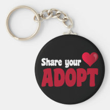 Share Your Heart Adopt Key Chain