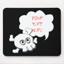 Share Your Thoughts: Skull an Crossed Bones Mousepads