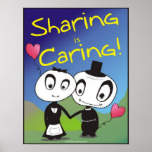Sharing is Caring! Poster