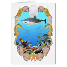 Shark and Reef Card