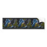 Shark attack graffiti bumper sticker
