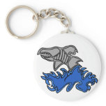 Shark attack key chain keychains