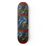 Shark attack pattern - Cool Graffiti Skateboard