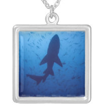 Shark Attack Sterling Silver Necklace
