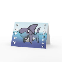 Shark Birthday Card