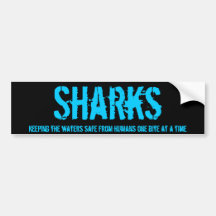 Shark Bumper v1 Bumper Sticker
