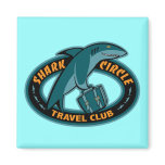 Shark Cirlce Travel Club magnets