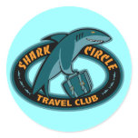 Shark Cirlce Travel Club stickers