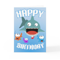 Shark Fun Birthday Card