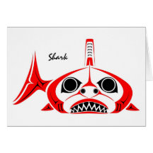 Shark Greeting Card