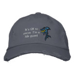 Shark Life guard embroidered hats