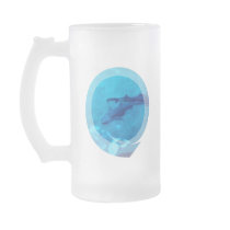 Shark Pair  Frosted Beer Mug