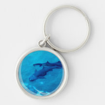 Shark Pair Keychain