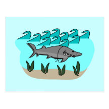 Shark Pranks Card Post Card