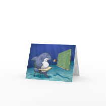 Shark School Note Card