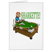 Sharkette Greeting Cards