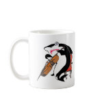 sharking playing cello mugs