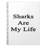 Sharks Are My Life Spiral Notebook