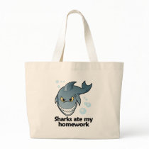 Sharks ate my homework bag