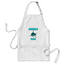 Sharks Rule Apron