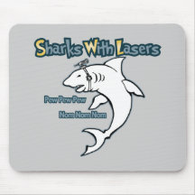 Sharks With Lasers Mousepad